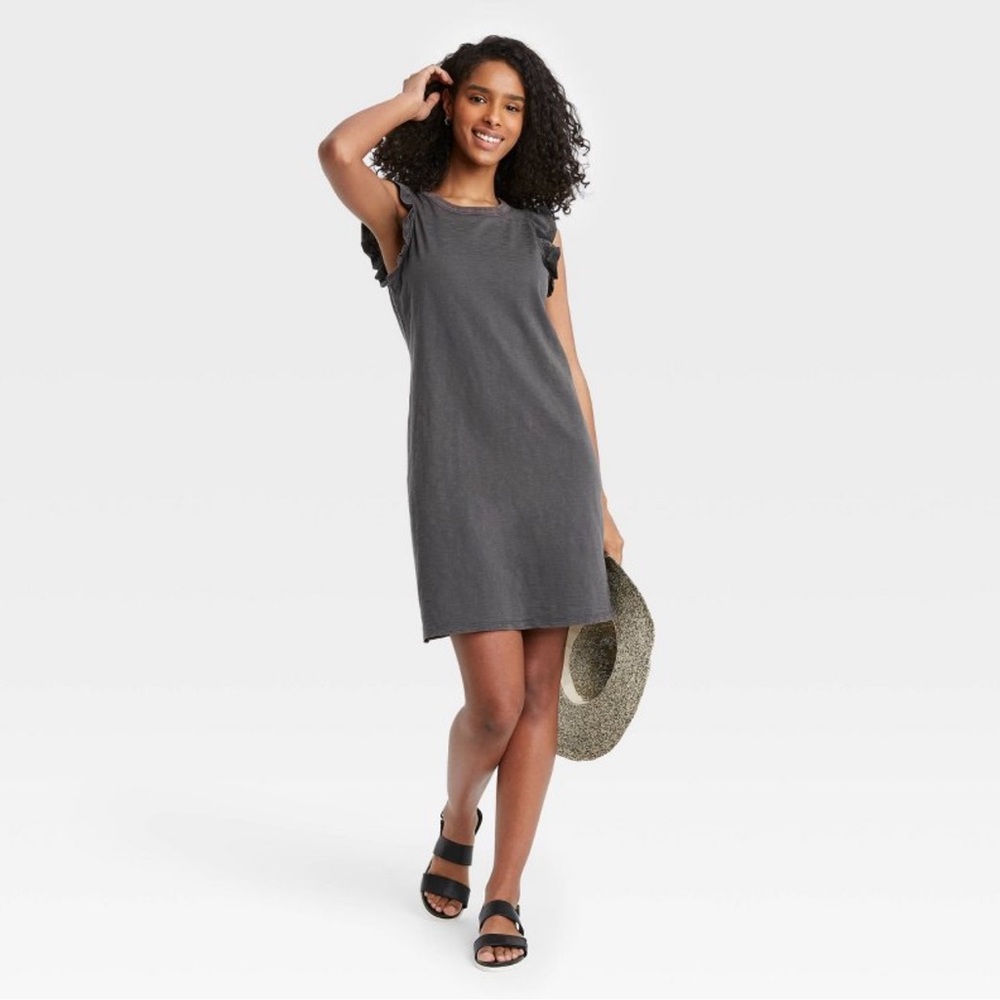 Universal Thread charcoal tank dress Large